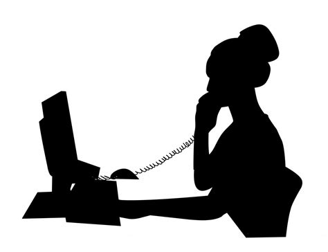 Free Images Call Center Operator Adult Agent Attractive