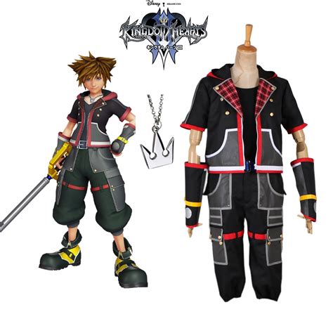 Sora Clothes Cosplay Kingdom Hearts 3 Sora Cosplay Costume Full Set