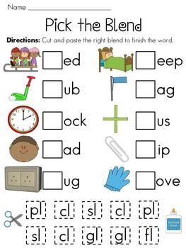 In these worksheets, students match various consonant blends with pictures of words starting with that sound. L Blends Worksheets Pack by Miss Giraffe | Teachers Pay ...