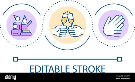 Farewell party loop concept icon Stock Vector Image & Art - Alamy