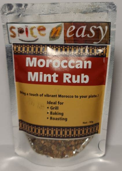 Buy Moroccan Mint Rub New Zealand Spiceneasy