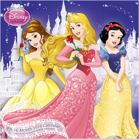 Disney Princess Wall Calendar 2025