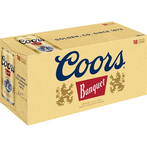 Coors Banquet Lager Beer 18 Pack 12 Fl Oz Cans 5 Abv Shop