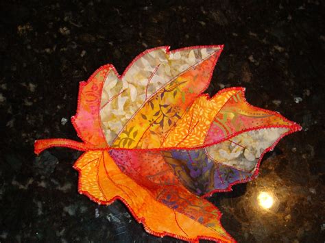 Leaf Bowls Now With Birch Leaf In Post 19 Quilting Fall Sewing