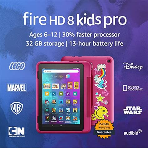 Amazon Fire Hd 8 Kids Pro Tablet 8 Inch Hd Display Ages 612 30