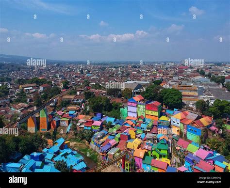 Jodipan Rainbow Village Malang East Java Indonesia Stock Photo Alamy
