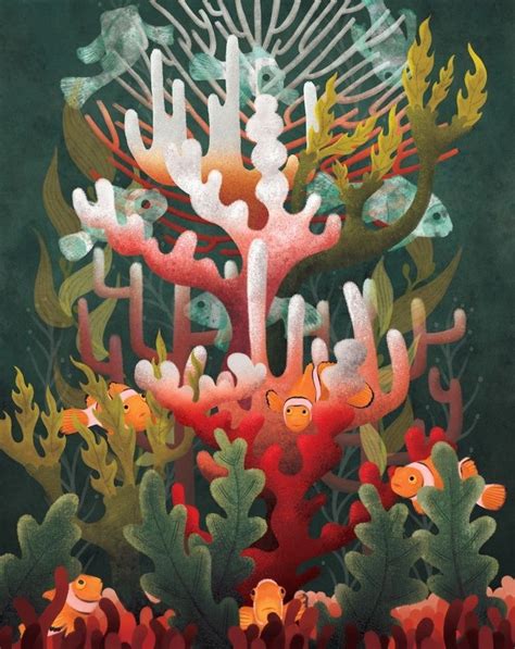 Coral Reef Bleaching An Art Print By Kristen Adam Inprnt