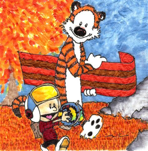 Calvin And Hobbes Fall Sledding A Photo On Flickriver