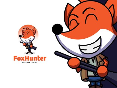 Fox Hunter Logo Uplabs