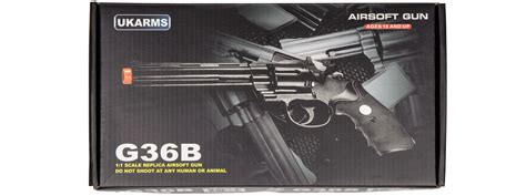 G36b Uk Arms Spring Revolver Pistol Black G36b Airsoft Wholesaler