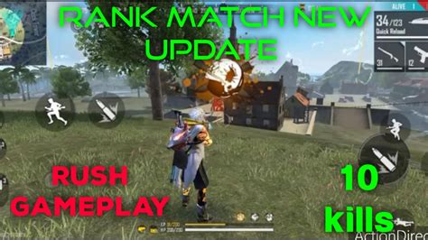 Free fire is the ultimate survival shooter game available on mobile. FREE FIRE NEW UPDATE RANK GAMEPLAY - YouTube