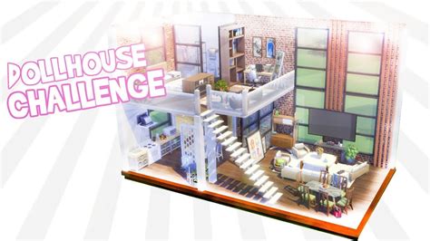 Dollhouse Challenge Buduję Domek Dla Lalek W The Sims 4 Youtube