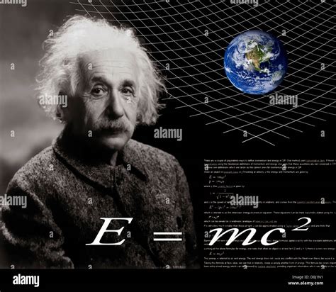 La Ilustración De La Foto De Albert Einstein Y La Teoría De La