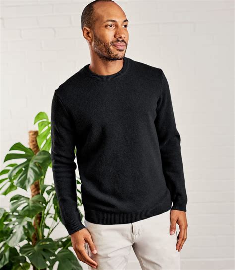 Woolovers Mens Pure Lambswool Knitted Crew Neck Jumper Sweater Pullover