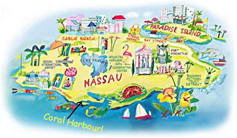 Tourist Map Of Nassau Bahamas Maps For You Adams Printable Map