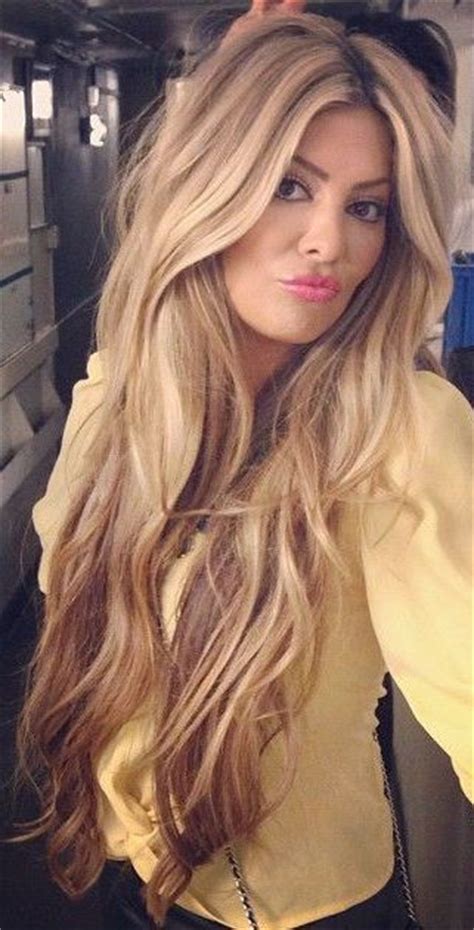 Big wave wig, long wavy wig, light blonde & brown wig, natural wavy wig, heat resistant wig. ombre | Cheap Human Hair Extensions, Ombre Clip In Hair ...