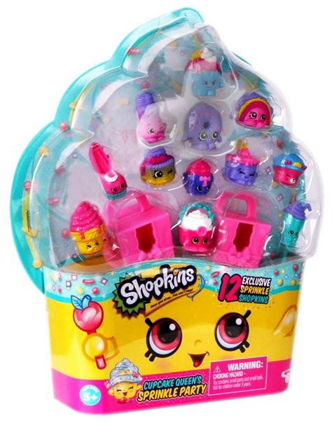 Shopkins Cupcake Queens Sprinkle Party Exclusive Mini Figure 12 Pack