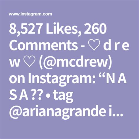8527 Likes 260 Comments ♡ D R E W ♡ Mcdrew On Instagram N A S