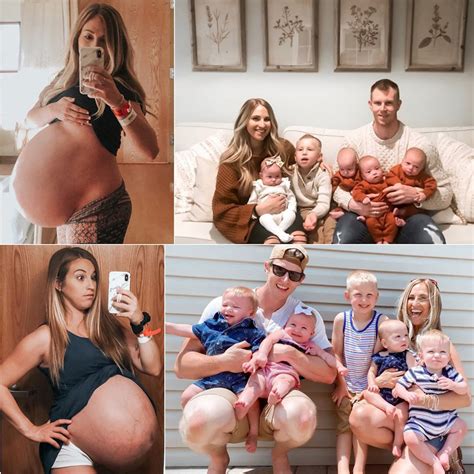 Mom Of The Quadruplets Shares Pregnancy Before And After Photos