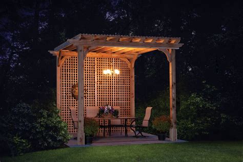 Amish Crafted Wood Pergola Kits For Sale Nationwide
