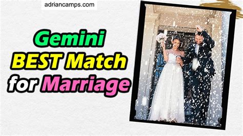 Gemini Best Match For Marriage Top 4 Signs Are Meant To Be