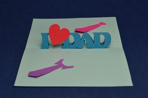Create the certificate and print it out. Easy Father's Day Pop Up Card Template - Creative Pop Up Cards