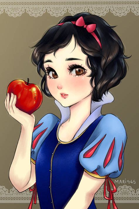 12 Disney Princesses In Anime Style Way Are More Beautiful Than You