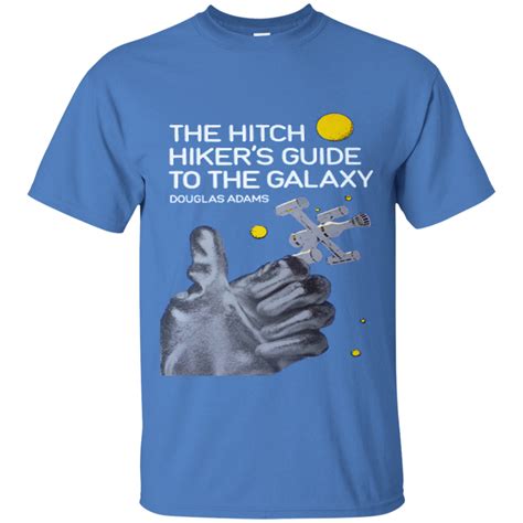 Hitchikers Guide To The Galaxy Cotton T Shirt Book Lover Tee Guide