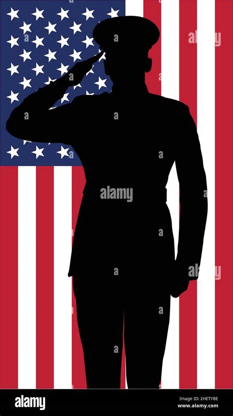 Uniform Salute Saluting Stock Vector Images Alamy