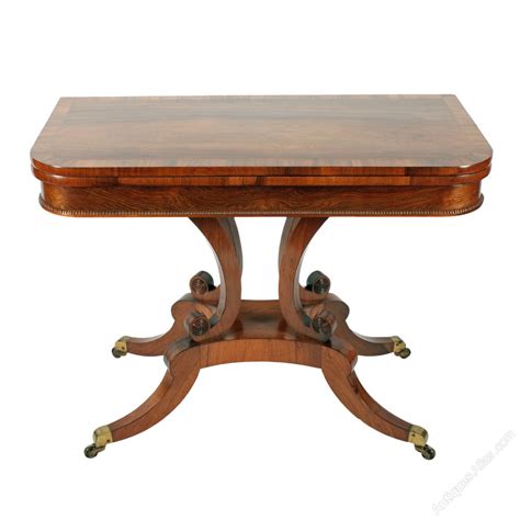 Regency Rosewood Tea Table Antiques Atlas