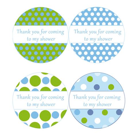 Baby showers are always special and while you get busy with the preparations for the arrival of a baby, do not forget to thank thank your guests for their wishes and their thoughtful presents at your baby shower with simple thank you notes by editing the 'download printable shower thank you. INSTANT DOWNLOAD Blue Green Polka Dots Baby Shower Party Thank