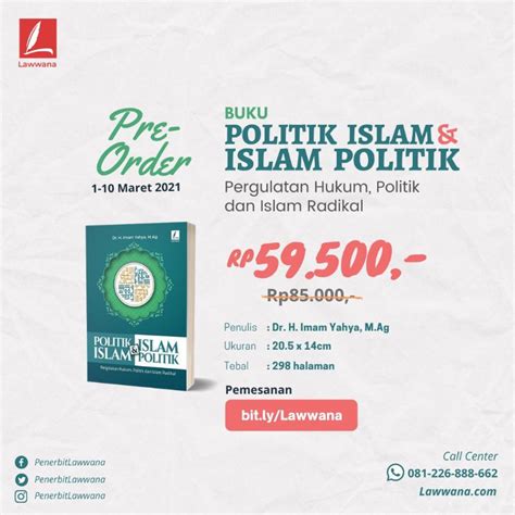 Jual Politik Islam Dan Islam Politik Karya Imam Yahya Shopee Indonesia