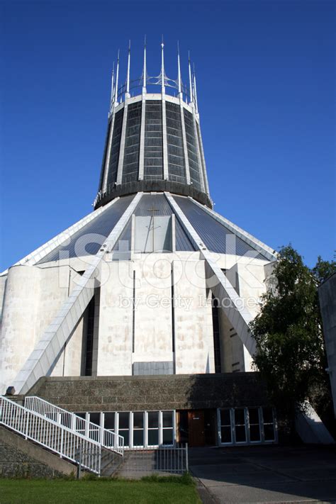 Metropolitan Cathedral Of Christ The King Liverpool Stock Photo