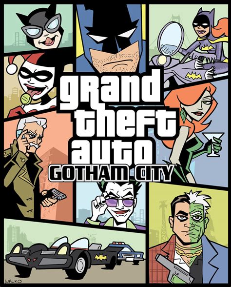 Grand Theft Auto Gotham City Batman Know Your Meme