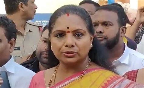 Telangana Votes Congress Files Complaint With Poll Body Against Brs Mlc Kavitha