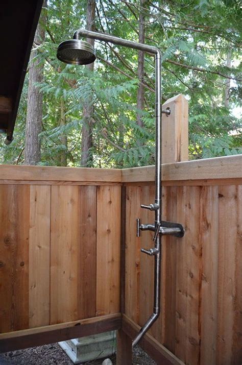 Waterbridge Outdoor Showers Outdoor Shower Rustic Bathroom Shower Shower Systems