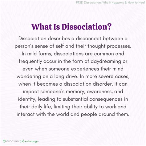 Ptsd And Dissociation What’s The Connection