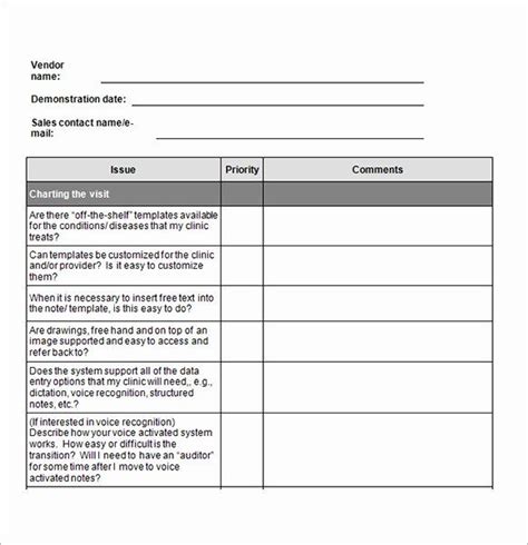 Maybe you would like to learn more about one of these? Vendor Evaluation form Fresh 7 Sample Vendor Evaluations ...
