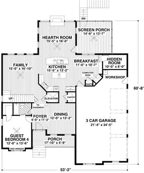 Floor Plan 4 Bedroom 4 Bath Floorplansclick