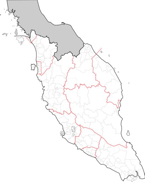 Peninsular Malaysia Map