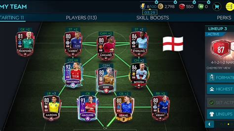 Who should gareth southgate select? fifa mobile England football full national team - YouTube