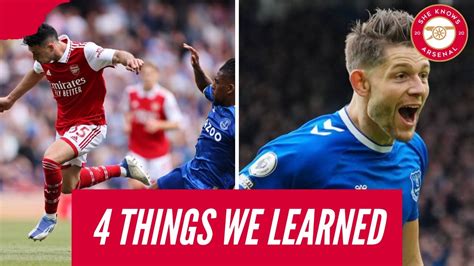 4 Things We Learned Everton 1 0 Arsenal Poor Performance Youtube