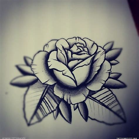 Black rose tattoo designs, ideas and meaning. Img257165 rose4 Black And Grey Rose Tattoo Flash | ♥ Y ♥ ...