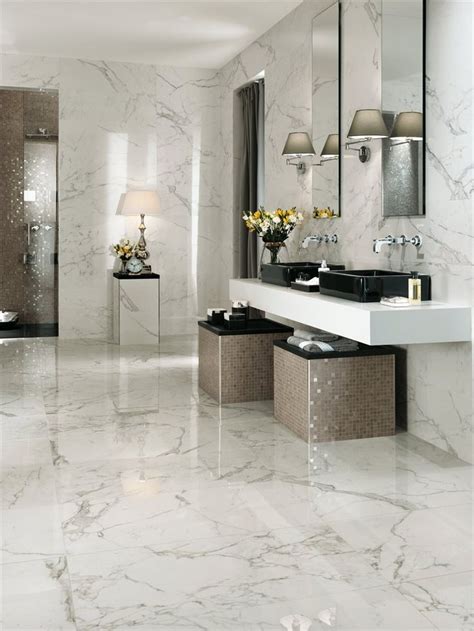 White marble floor design marble block price. Ceramic coating of white paste marble effect MARVEL Wall ...