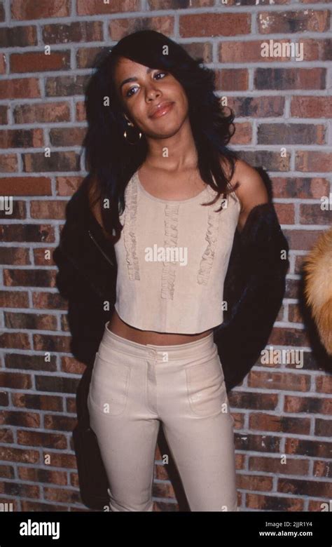 Aaliyah Attends Record Release Party For Joe My Name Is Joe At Exit