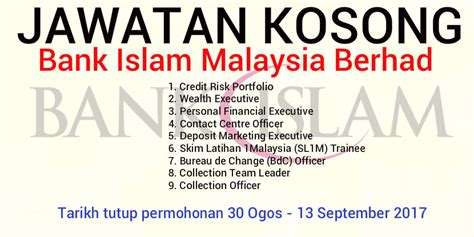 Kerja kosong pkpp | kepada seluruh rakyat malaysia terutamanya rakyat negeri pahang yang kerja kosong pkpp. Jawatan Kosong Bank Islam Tampin - J Kosong r