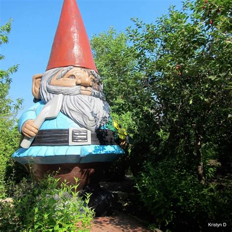 World S Largest Concrete Gnome In Ames Ia