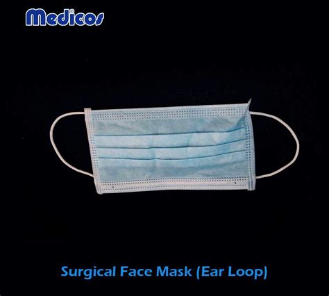 Masks is available in several colors such as yellow, white and silver. Buy Medicos Surgical Face Mask Ear Loop 50's | AB LAB MART