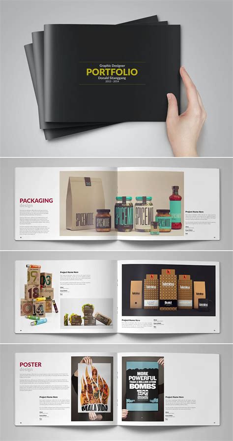 Graphic Designer Portfolio Brochure Template Graphic Designer