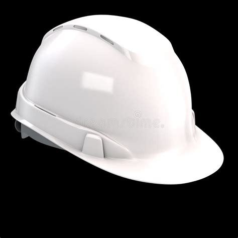 Construction Helmet Orange On An Isolated White Background 3d